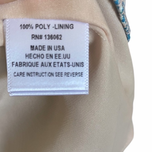 LAVENDER BROWN Blue Pink Snake Print Dress M - Picture 8 of 8